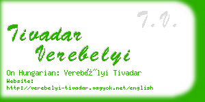 tivadar verebelyi business card